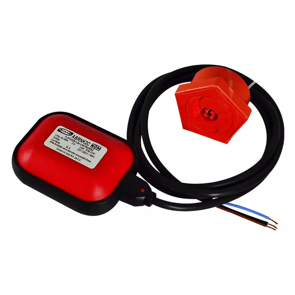 FLOTADOR ELECTRICO PARA TINACO 2 MT (CONTROL NIVEL) 18 AMP C/CONTRAP, EVANS