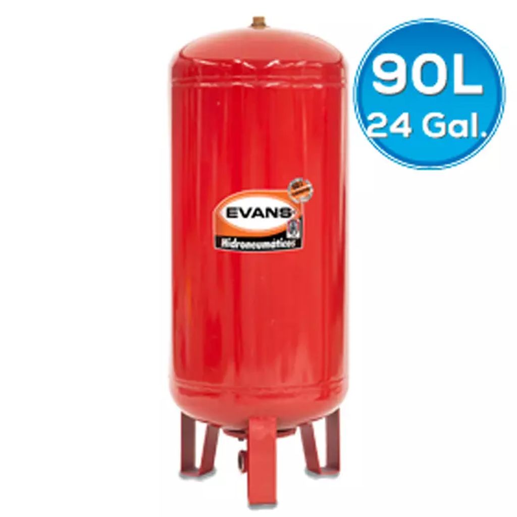 TANQUE VERTICAL 90 LTS CONEXION 1.1/4" HYDRO-MAC, EVANS