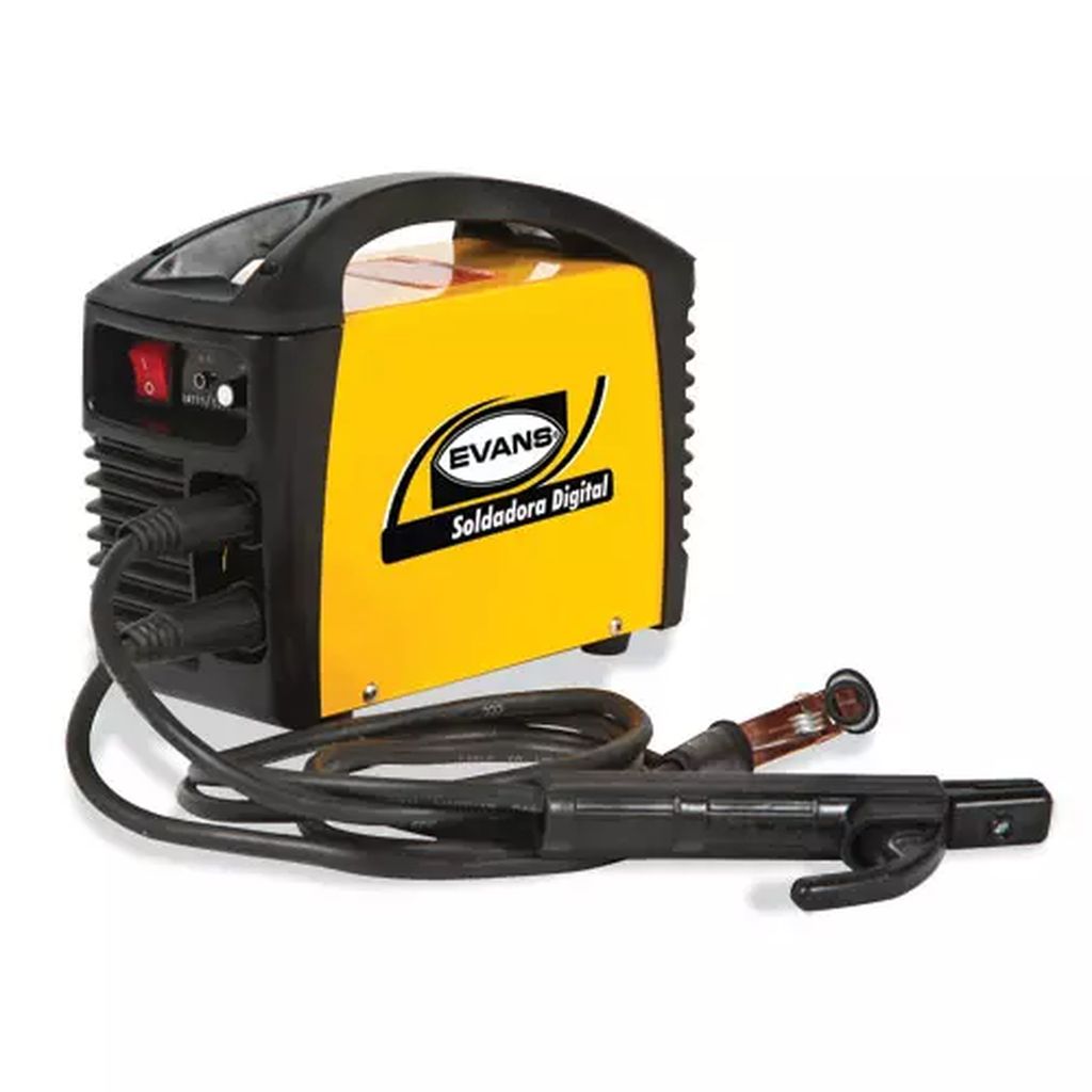 SOLDADORA PARA ELECTRODO REVESTIDO INVERTER 020-140 A 110 V (CA) PARA CALIBRE #8-22 AUTO PROTECCION, EVANS