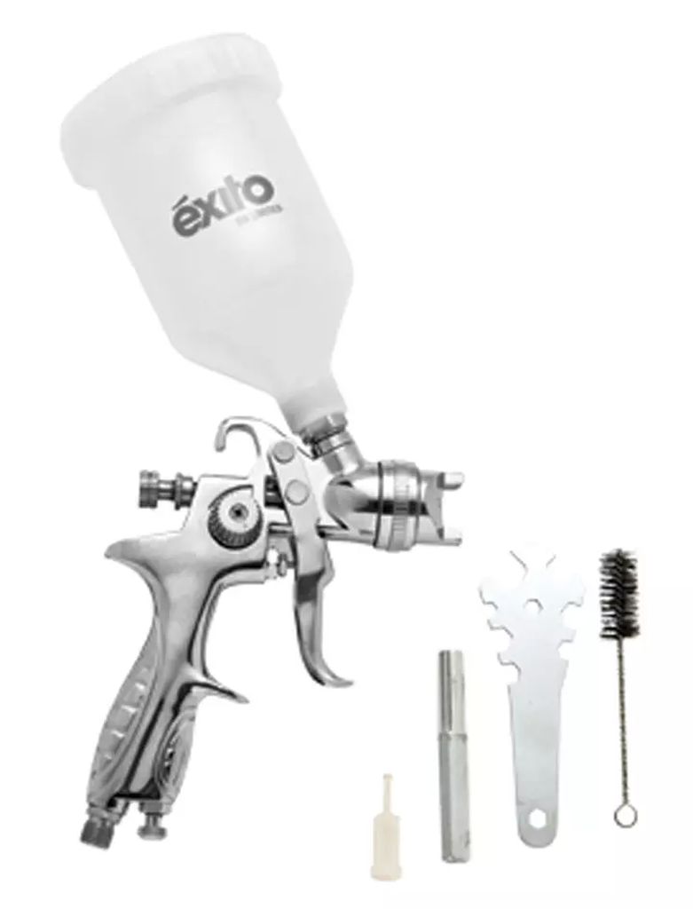 PISTOLA PARA PINTAR DE GRAVEDAD VASO PLASTICO 600 ML HVLP (512), EXITO