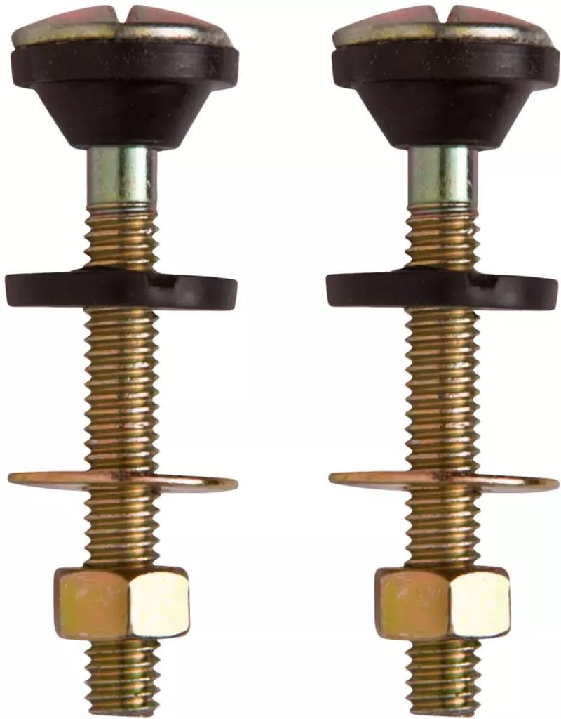 JUEGO DE TORNILLOS METALICOS DE 5/16" PARA ACOPLAR W. C., ELPRO