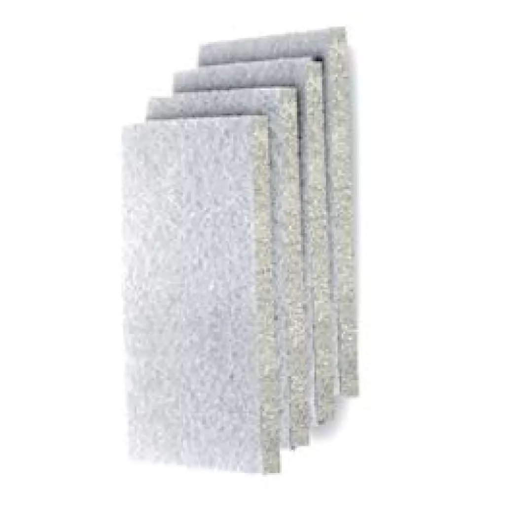 ALMOHADILLA DE FIBRA BLANCA NO ABRASIVA 6"X9"X1/4" (152MMX229MMX6MM), FANDELI