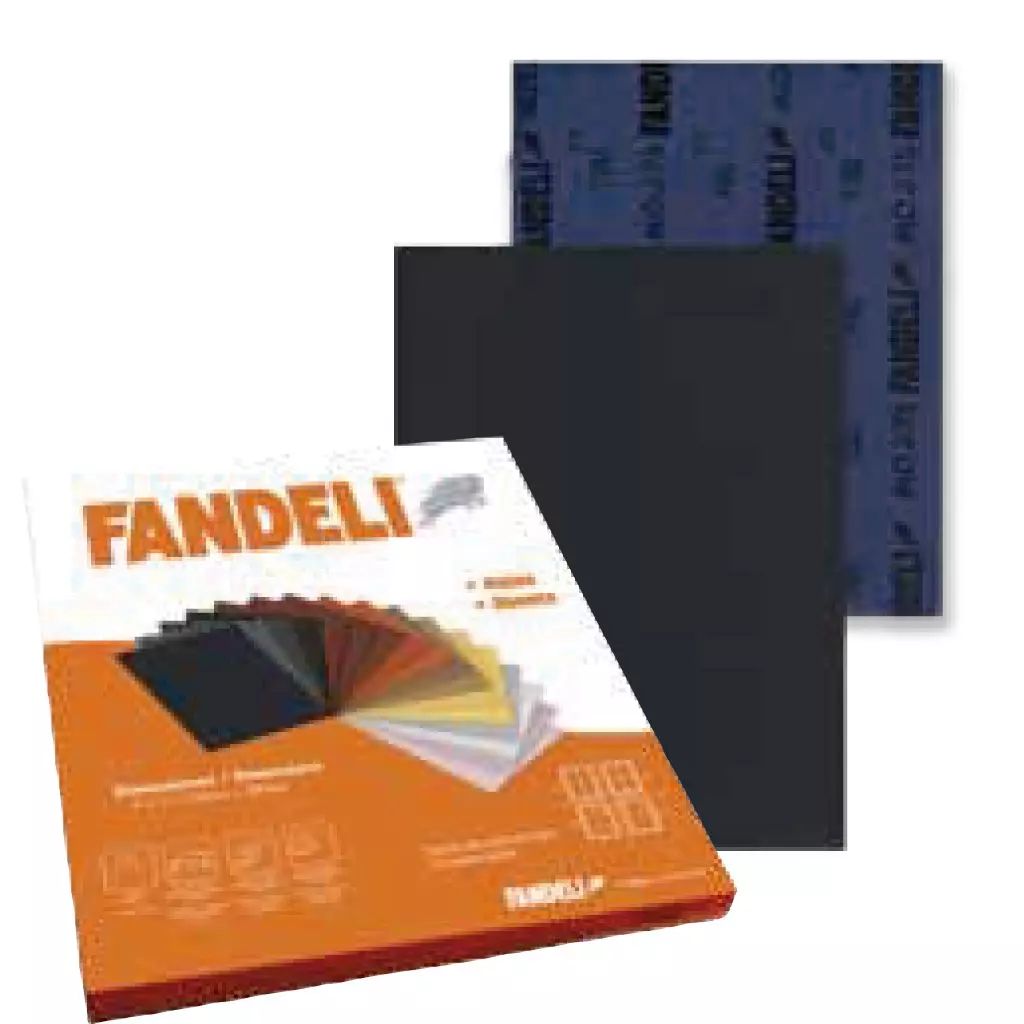 LIJA DE ESMERIL 9"X11" FINA  PARA DESBASTE-REMOCION DE OXIDO (J-73 ALO), FANDELI