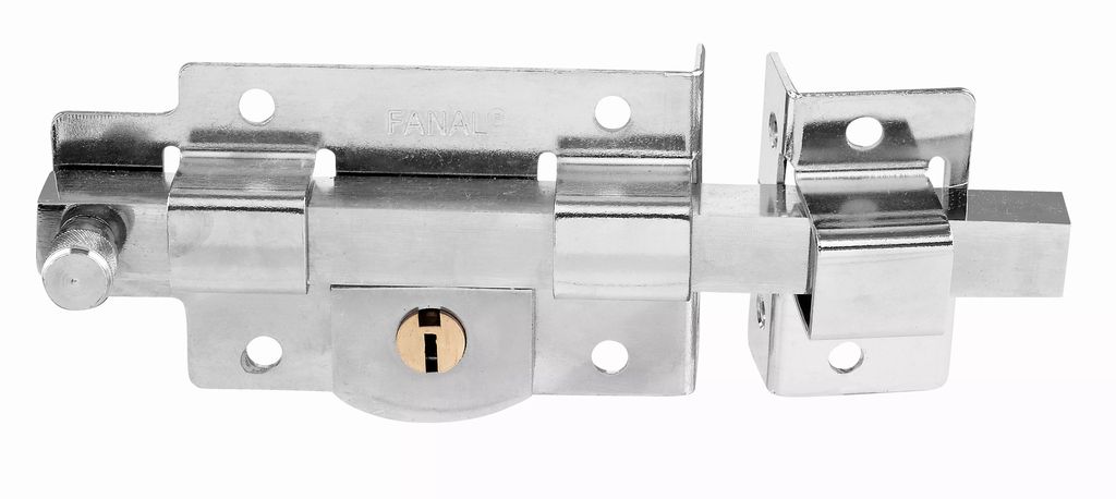 CERRADURA DE BARRA LIBRE DER CROMADA (132), FANAL