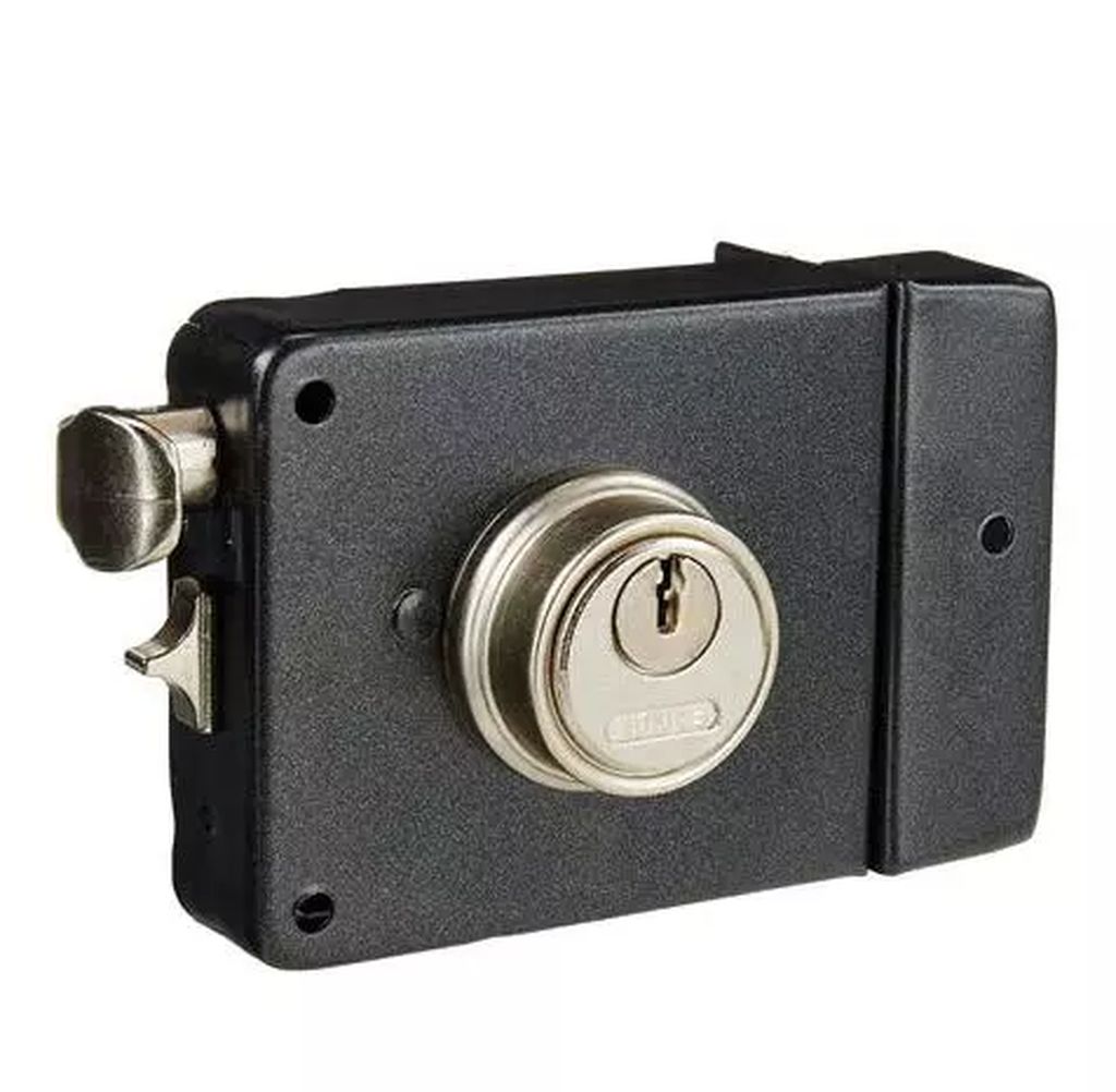 CERRADURA DE SOBREPONER IZQ CLASICA NEGRO F5 170PGOI