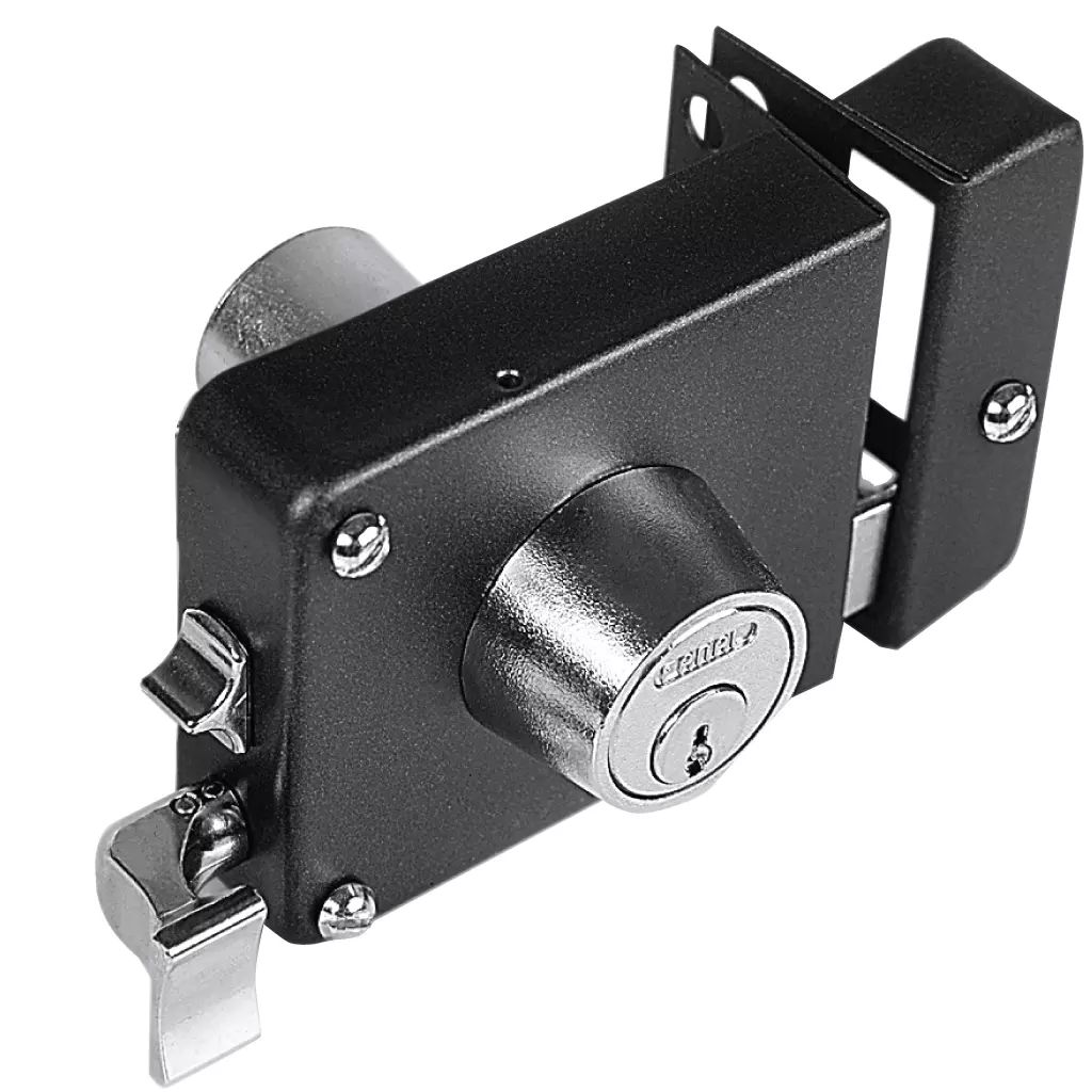 CERRADURA DE SOBREPONER DER INSTALA FACIL NEGRO F5 175MFPGOD