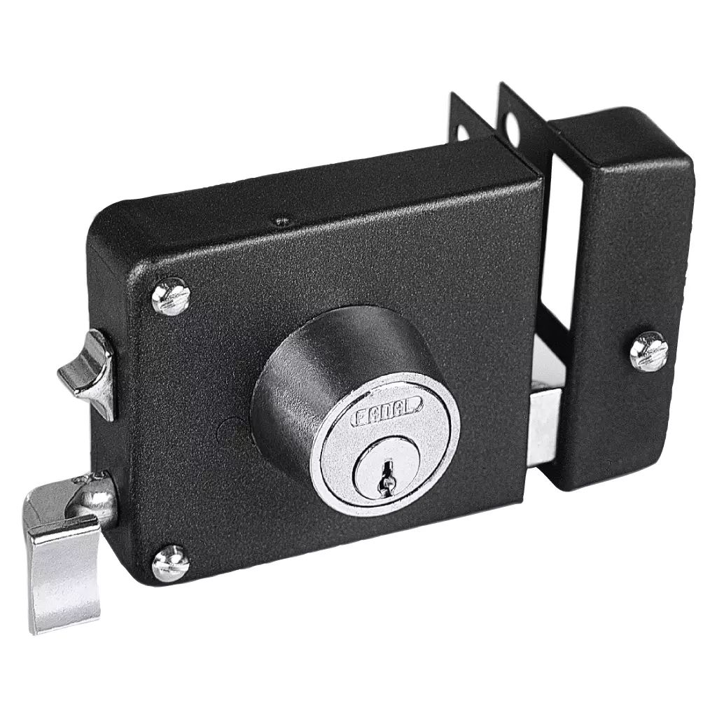 CERRADURA DE SOBREPONER DER CLASICA NEGRO F5 175PGOD