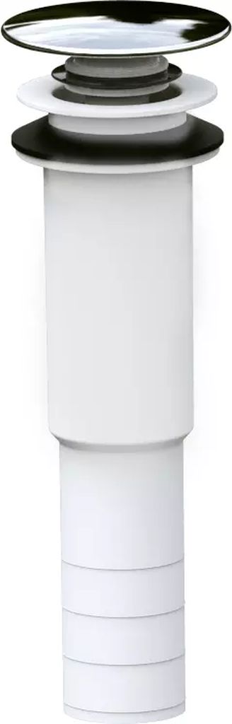 CONTRA PARA LAVABO CON TAPON PUSH DE LATON (ZERO FUGAS), FLEXIMATIC