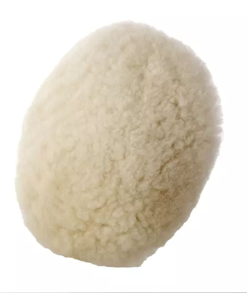 [G7 438] BONETE DE LANA 7" NATURAL PARA PULIDO, GONI