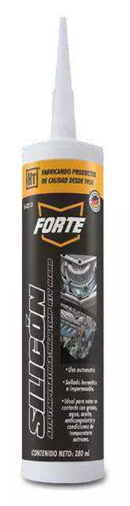 SILICON AUTOMOTRIZ RTV ALTA TEMPERATURA NEGRO 280ML, FORTE