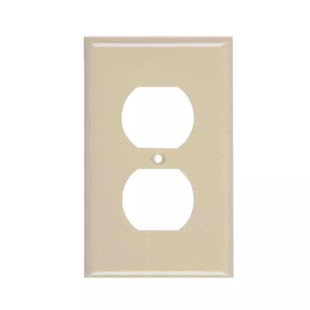 PLACA PARA INTERRUPTOR DOBLE MARFIL, AGUILA