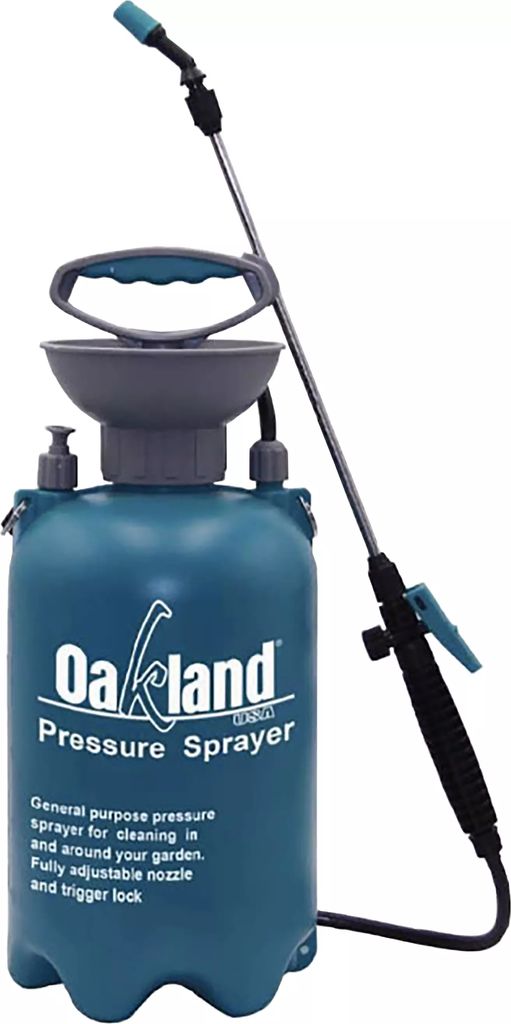 FUMIGADOR TIPO CILINDRO BOQUILLA METALICA 8 LT, OAKLAND