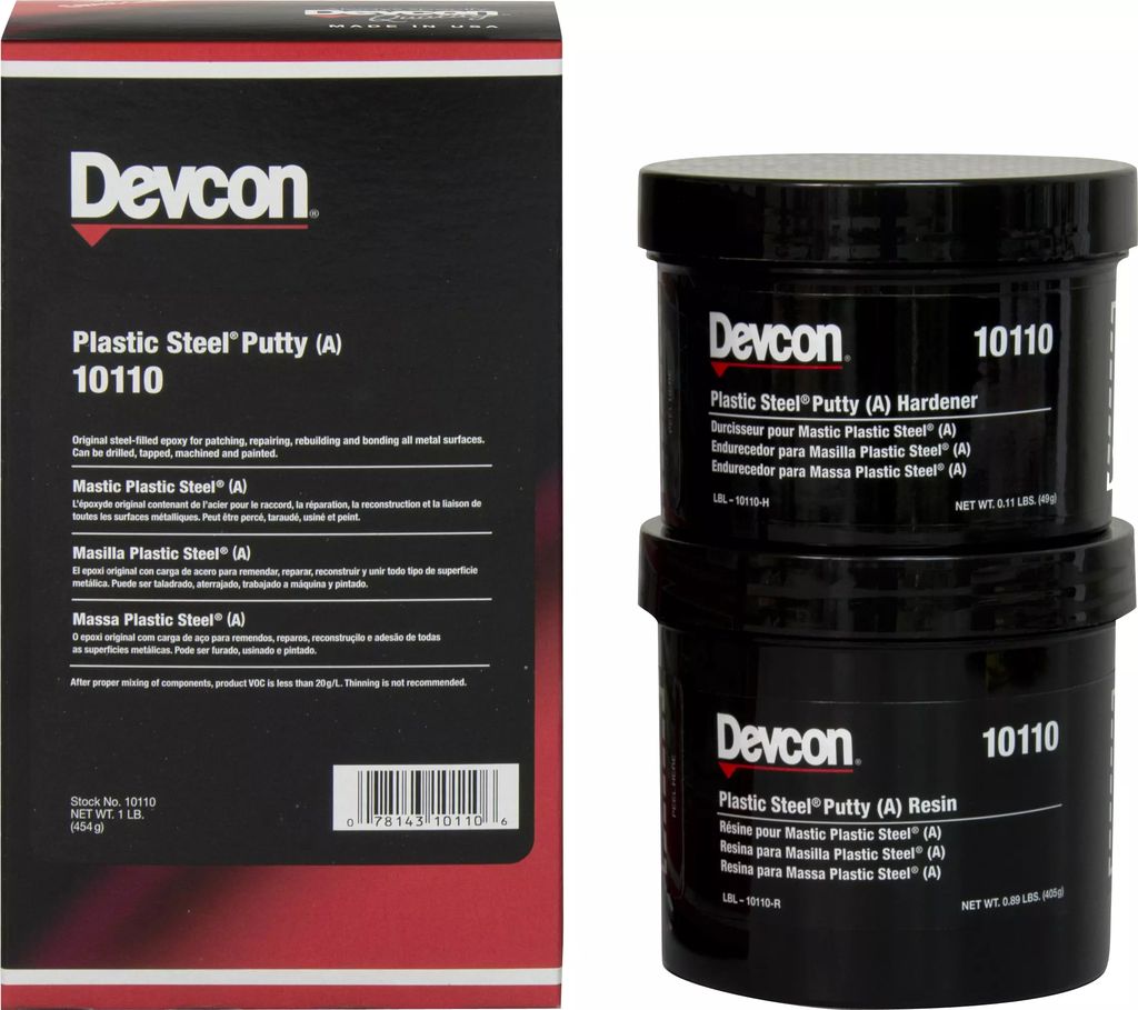 PLASTIACERO PASTA BOTE 454 GR (16 OZ) NORMAL, DEVCON