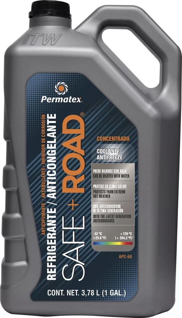 ANTICONGELANTE/REFRIGERANTE CONCENTRADO 3.78 LT (SAFE+ROAD), PERMATEX