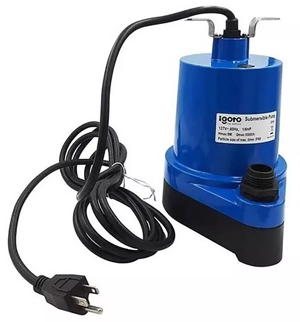 BOMBA SUMERGIBLE 1/6 HP ALTURA 8MT 76 LM FUENTE, IGOTO