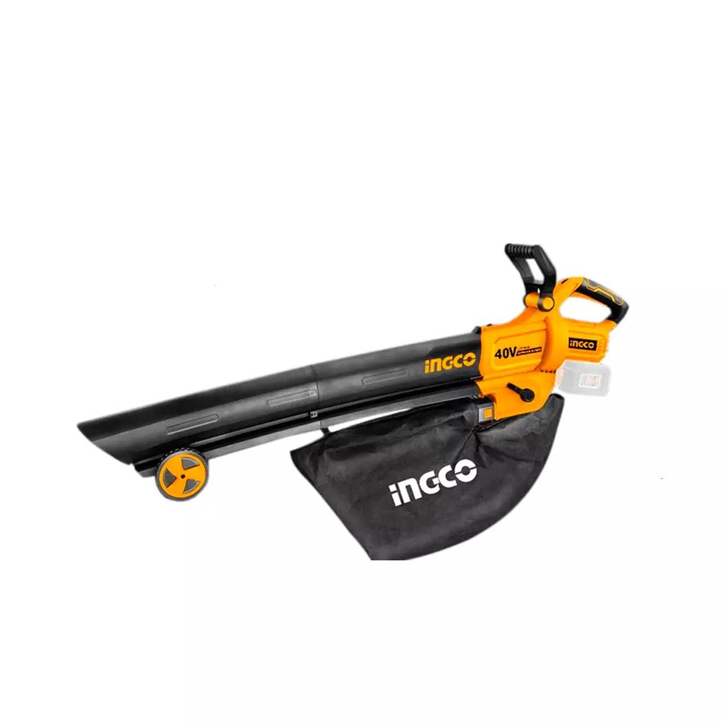 SOPLADORA/ASPIRADORA INALAMBRICA 40 V 6000-11500 RPM RECOLECTOR 45L, INGCO