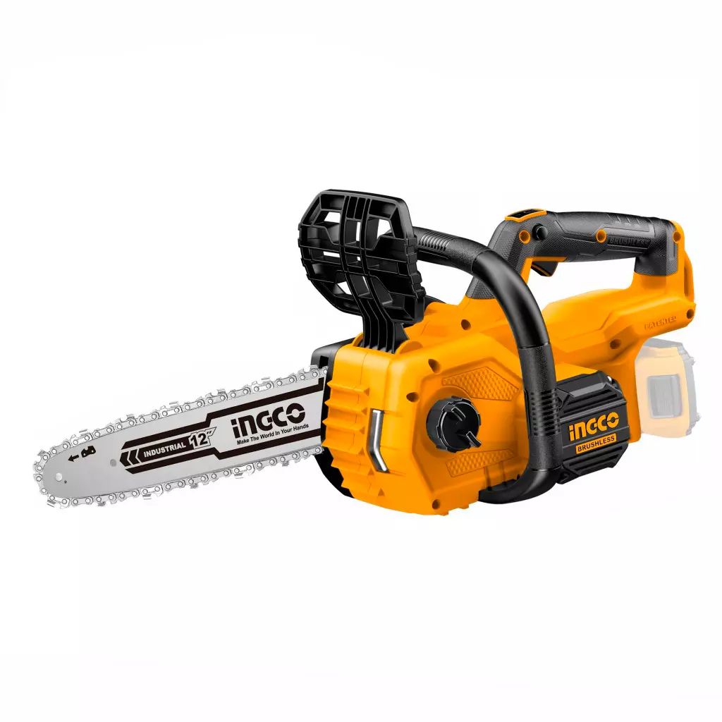 MOTOSIERRA INALAMBRICA 12" 20V  3700-4500 RPM SIN CARBONES, INGCO
