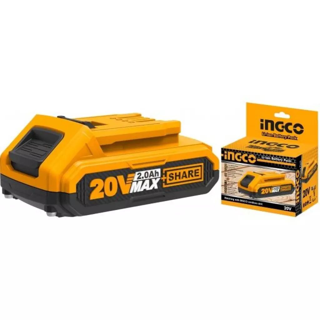 [I7 FBLI20011] BATERIA 20V LIT-ION  2.0AH PARA HERRAMIENTAS MULTIPLES INGCO, INGCO