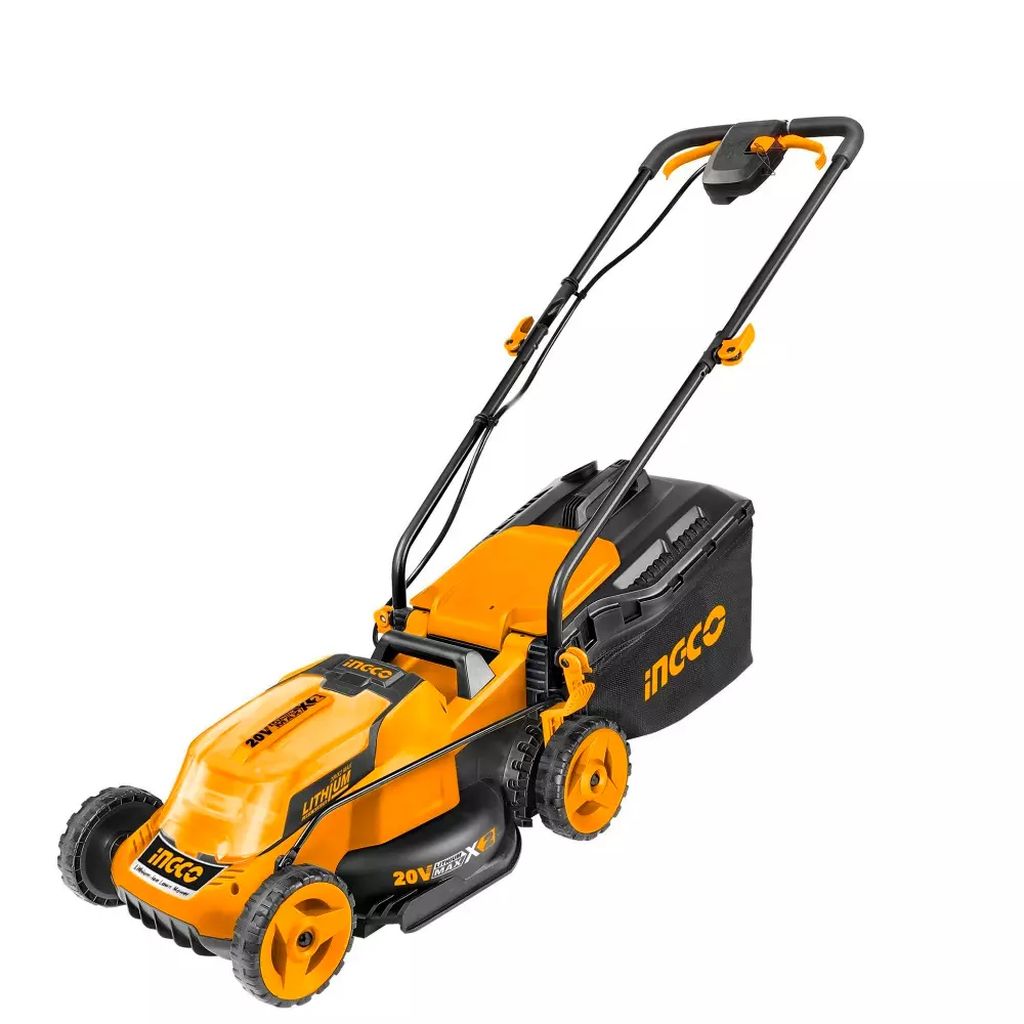 PODADORA ELECTRICA 40V CORTE 13" 3300 RPM RECOLECTOR 30 LT, INGCO