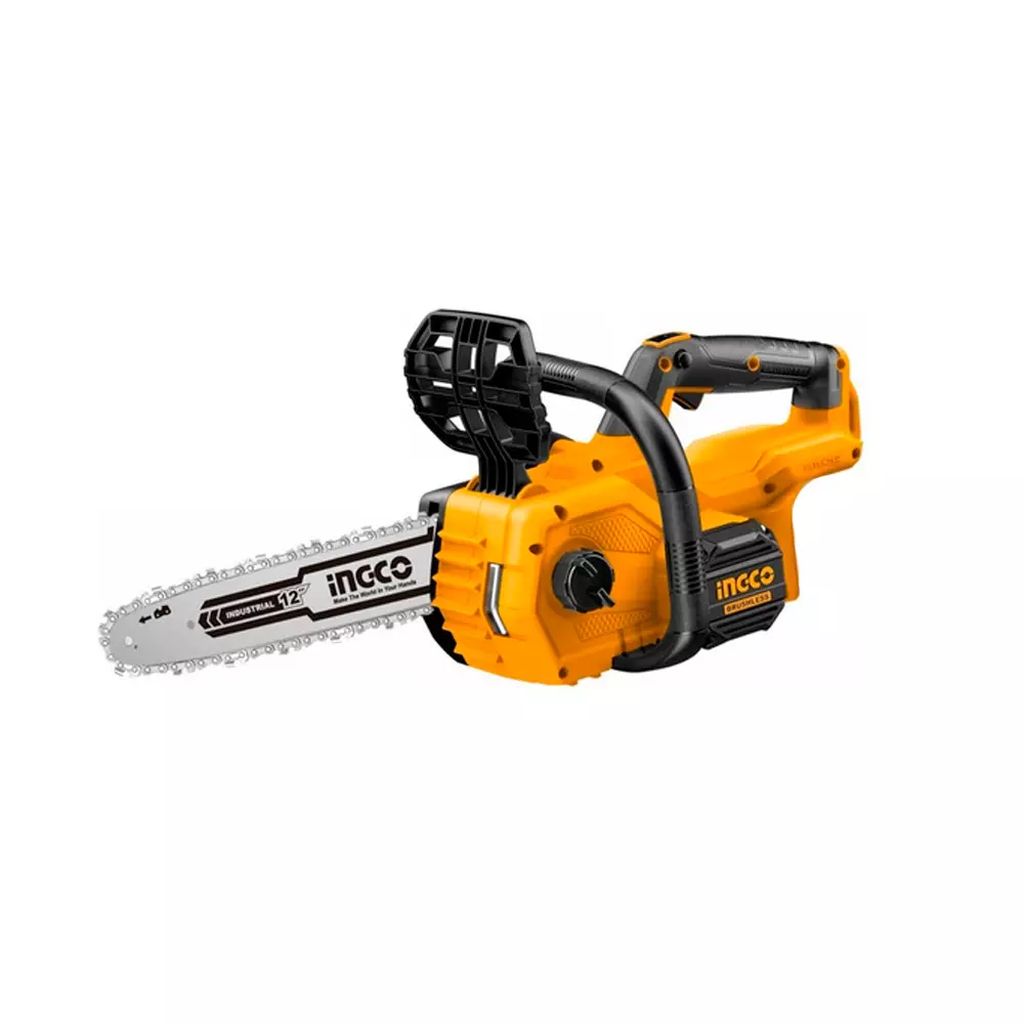 MOTOSIERRA INALAMBRICA 20V 12" 4500 RPM CON 2 BATERIAS Y CARGADOR, INGCO