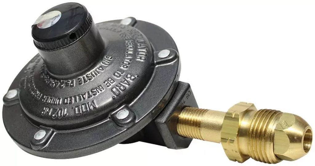 REGULADOR PARA GAS LP SENCILLO 1/4 X7/8 MOD. 102, IUSA