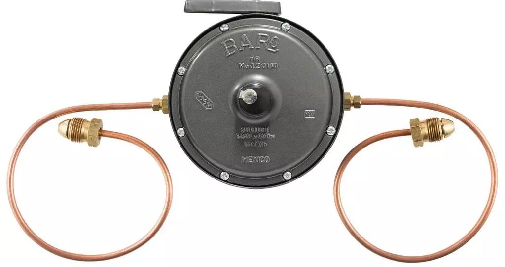 REGULADOR PARA GAS LP DE 2 VIAS 3/8 X7/8  MOD. 201, IUSA