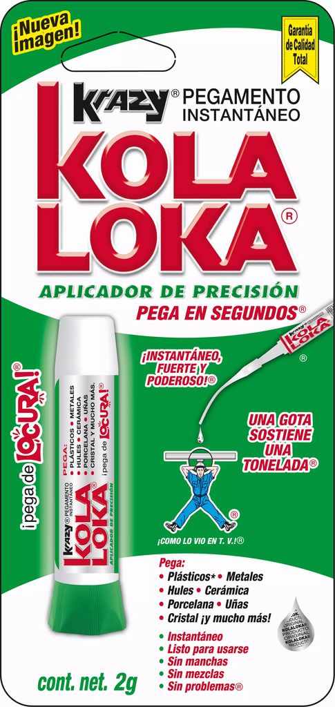 ADHESIVO INSTANTANEO USO GENERAL 02 GR (0.07 OZ ) (CLASICA), KOLA LOKA
