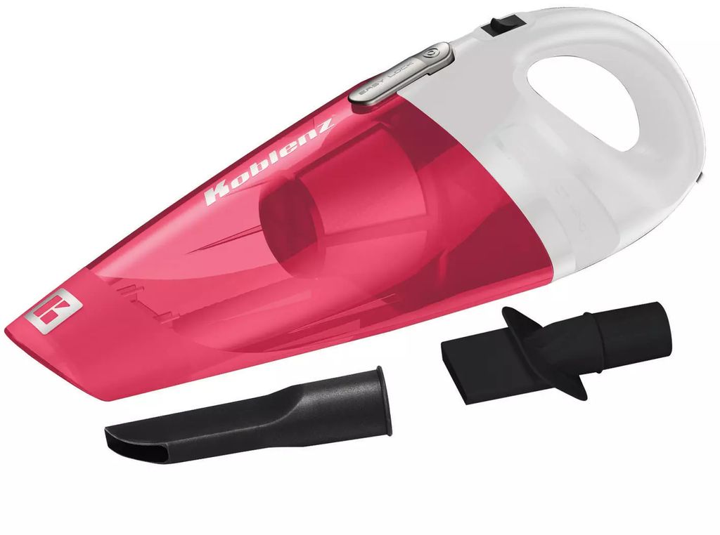 ASPIRADORA DE MANO 120 V 400 W CABLE DE 5 MT FILTRO DE TELA LAVABLE CON ACCESORIO ESQUINERO, KOBLENZ