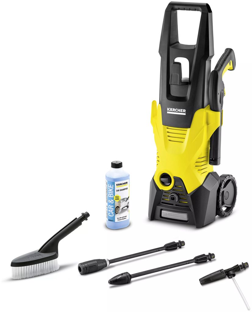 HIDROLAVADORA ELECTRICA 1700 PSI CON 11 ACCS Y DEPOSITO PARA DETERGENTE APAGADO AUTOMATICO  VERTICAL, KARCHER
