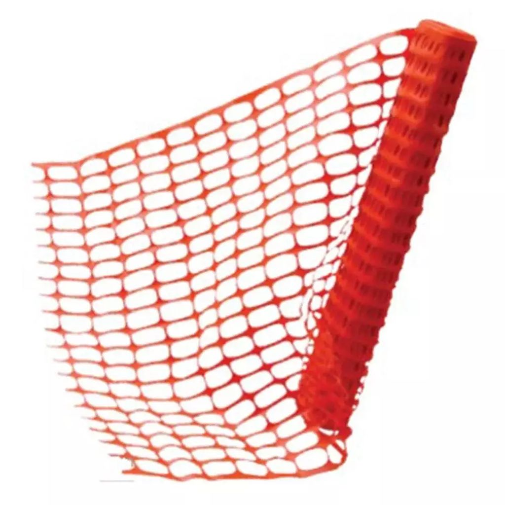 MALLA PLASTICA DELIMITADORA D/POLIETILENO D/ALTA DENSIDAD NARANJA 1.20MT, LICA