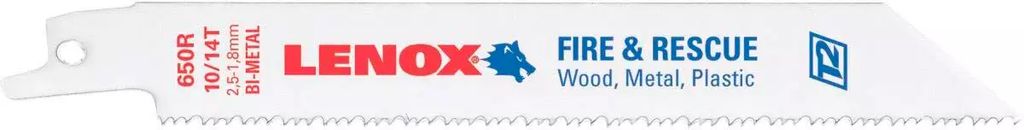 SEGUETA P/SIERRA SABLE BIM 06" X 10/14 DPP P/MADERA Y METAL (650R), LENOX