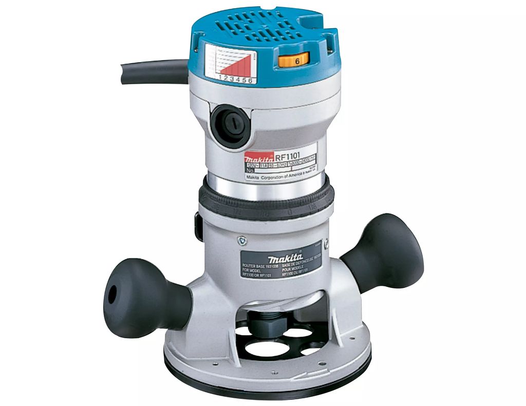 ROUTER 2 HP VV 1100W 8000-24000 RPM COLLET 1/2" Y 1/4", MAKITA