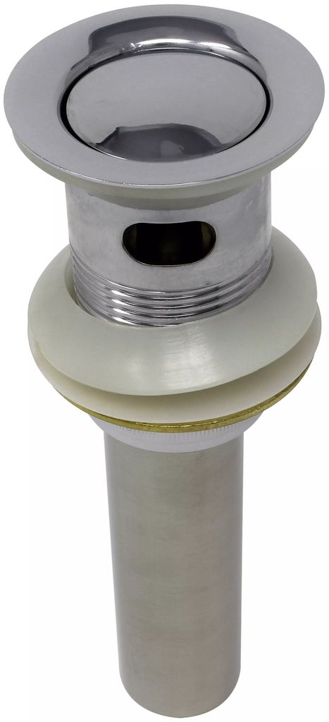 CONTRA PARA LAVABO CON TAPON PUSH DE ACERO INOXIDABLE, MIBER