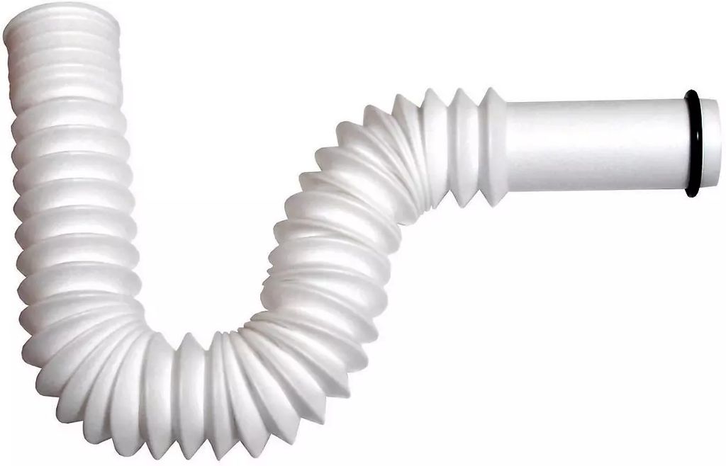 CESPOL PARA LAVABO DE POLIPROPILENO TUBO FLEXIBLE 95CM CON CHUPONES, MIBER