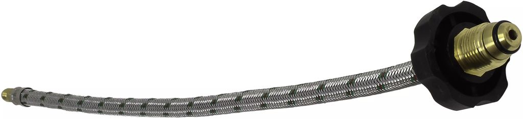 MANGUERA PARA GAS FLEXIBLE DE ALUMINIO 55CM SALIDA 7/16"X7/8" CON PIGTAIL (ALUGAS), MIBER