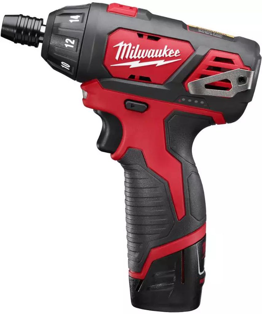 ATORNILLADOR 3/8" 12 VOLT COMPACTO DE LI ION HEX. INCL. CARGADOR, 2 BAT. MALETA Y ACCS. INALAMBRICO, MILWAUKEE