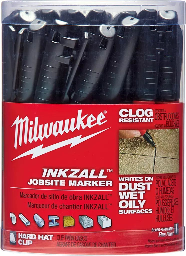 MARCADOR PUNTO FINO NEGRO, MILWAUKEE