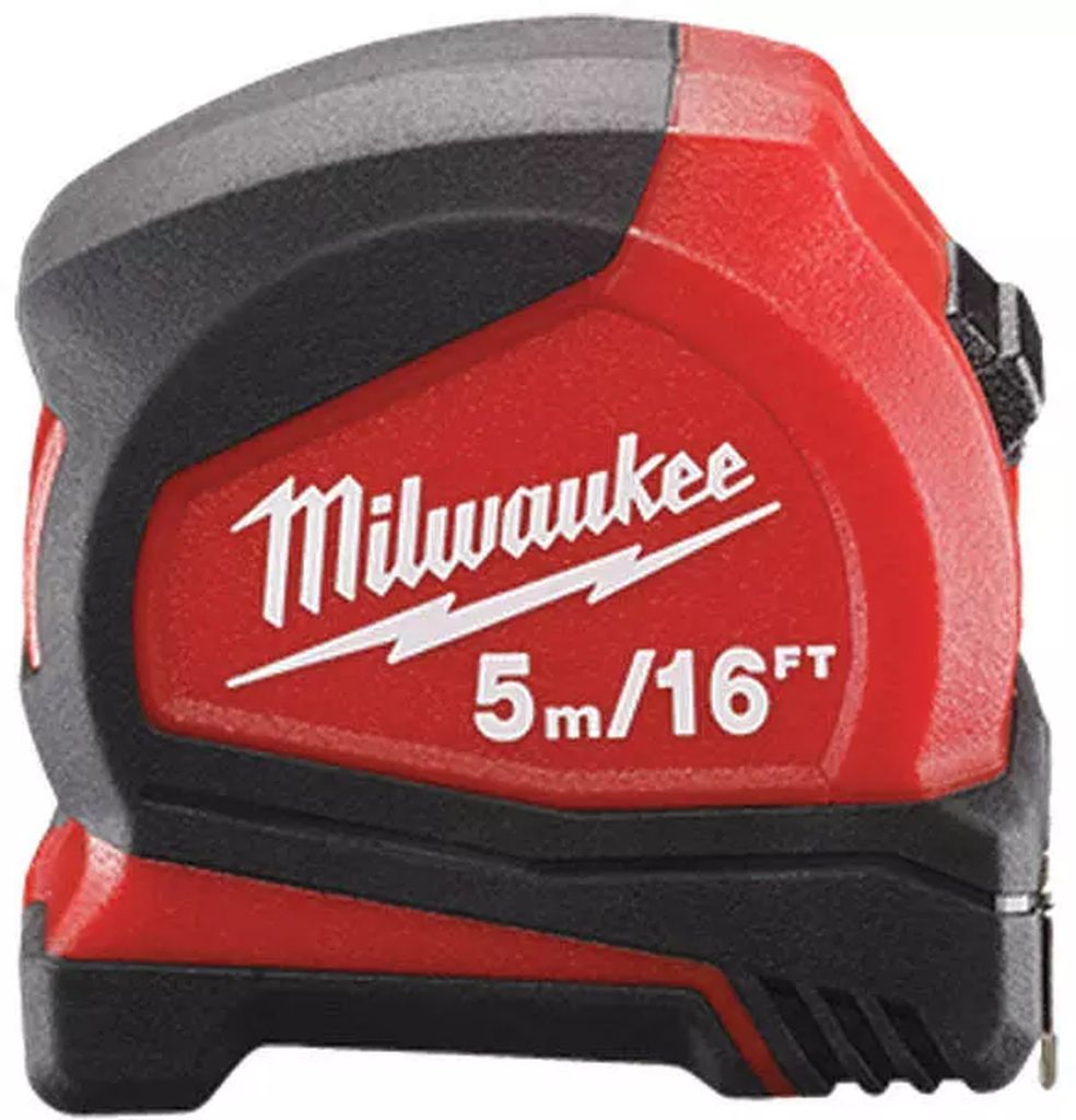 FLEXOMETRO 5.0MTS X 25MM ANTI-IMPACTO COMPACTO, MILWAUKEE