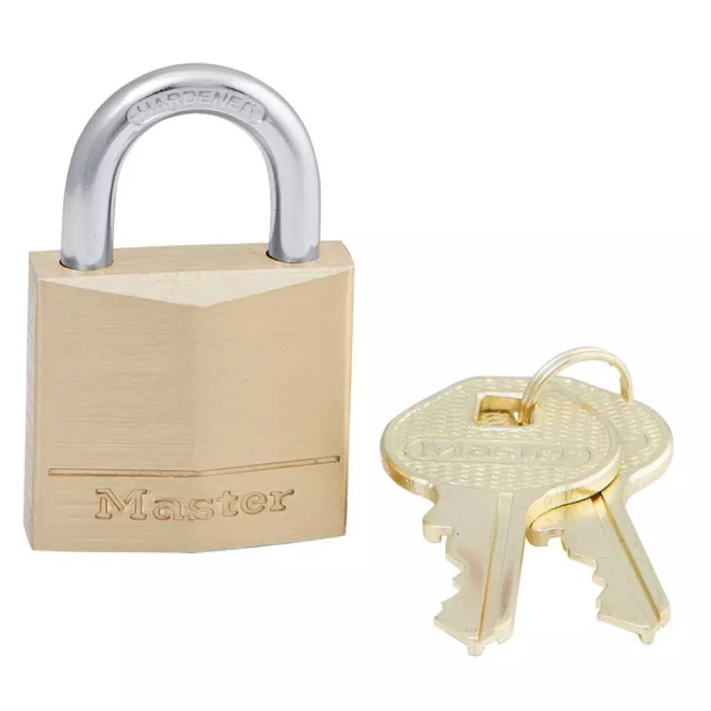 CANDADO DE LATON ESBELTO 20MM GANCHO CORTO (ML215), MASTER LOCK