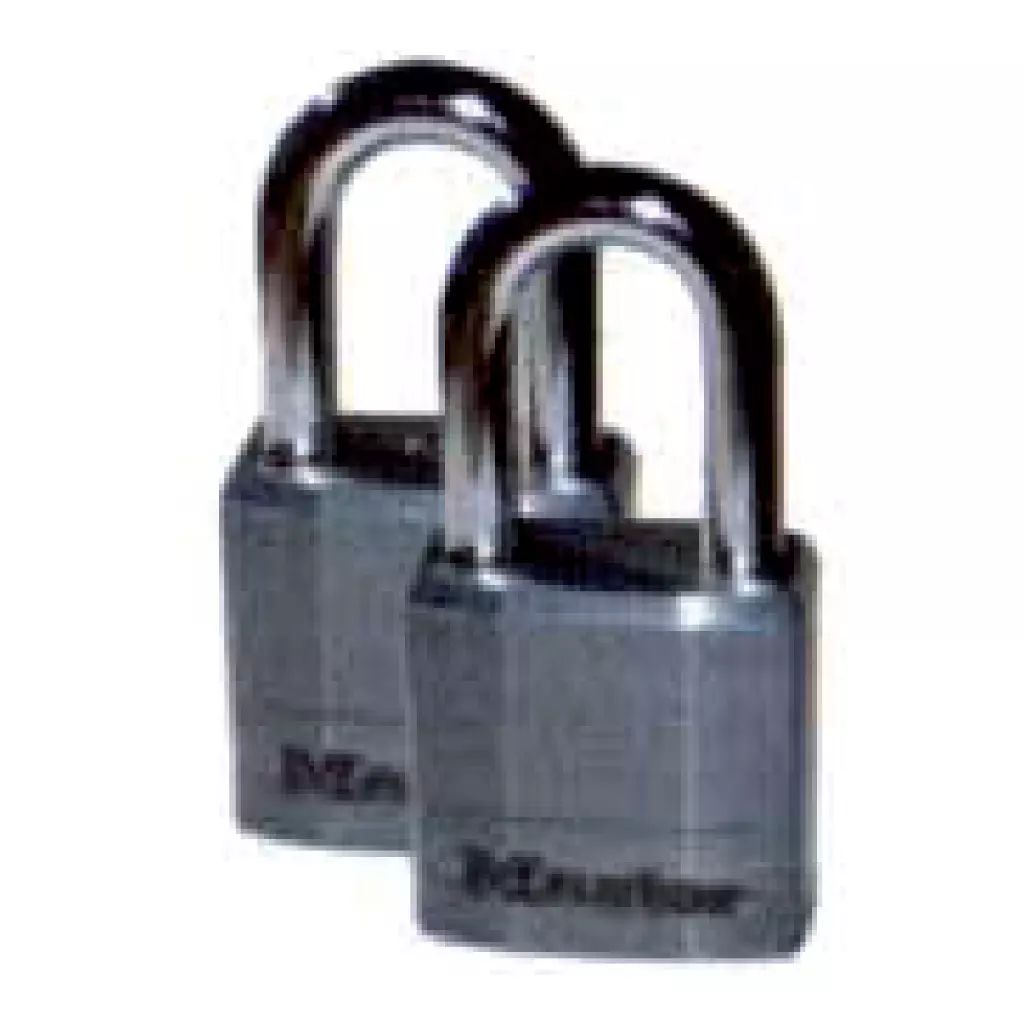 JUEGO DE CANDADOS METALICO 40MM GANCHO LARGO 2 PZAS (ML247), MASTER LOCK