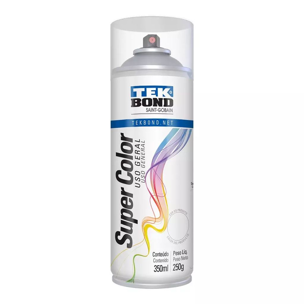 PINTURA EN AEROSOL SUPER COLOR BARNIZ 350ML, TEKBOND