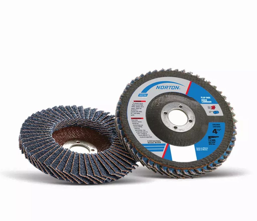 DISCO LAMINADO T-29 4.1/2"X7/8" G060 (AZUL R842), NORTON