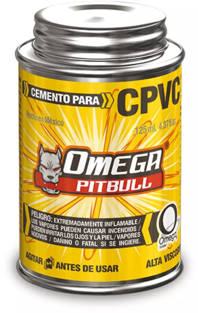 CEMENTO PARA CPVC AMARILLO 125ML, OMEGA SOLDER