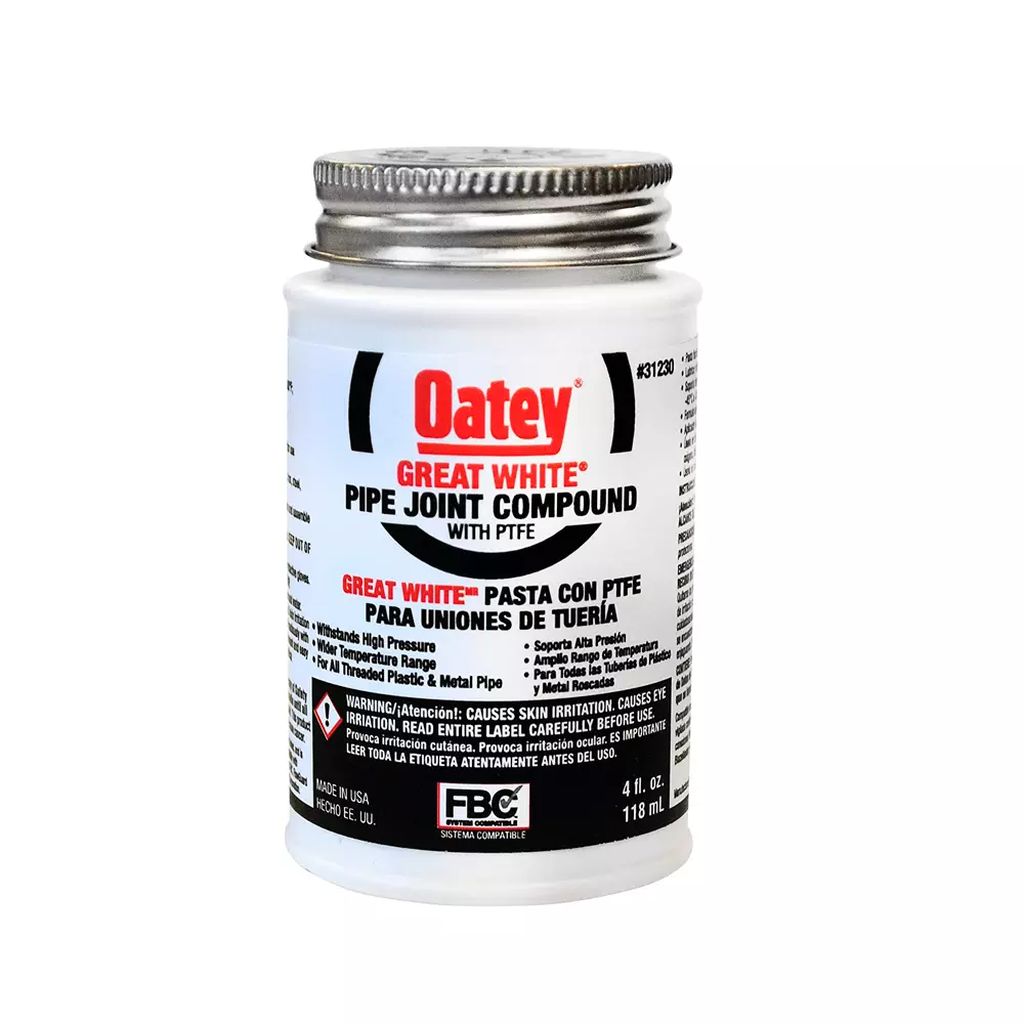 SELLADOR DE ROSCA C/PTFE ALTA TEMP. 118 ML, OATEY