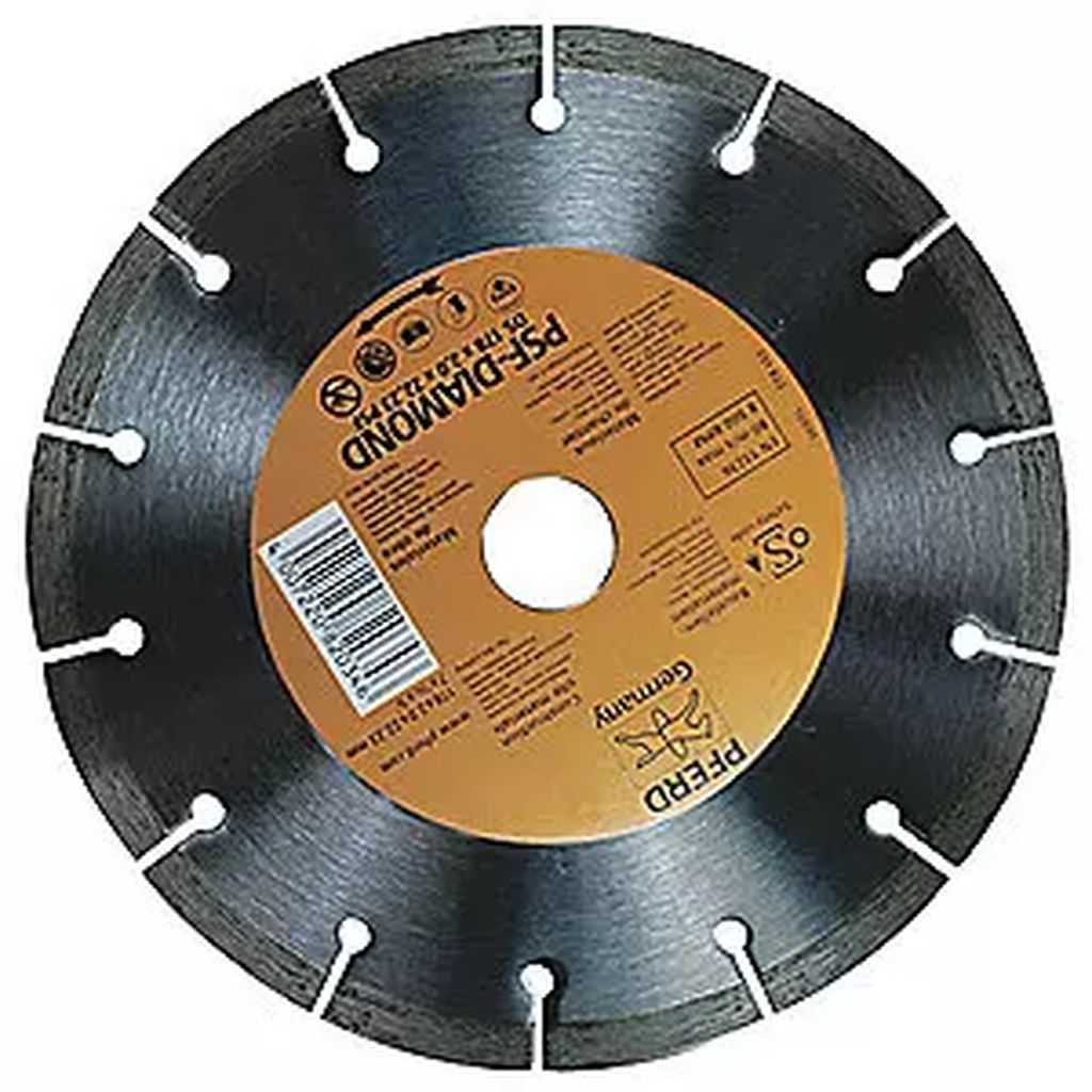 DISCO DE DIAMANTE 7"X3/32"X7/8" SEGMENTADO, PFERD