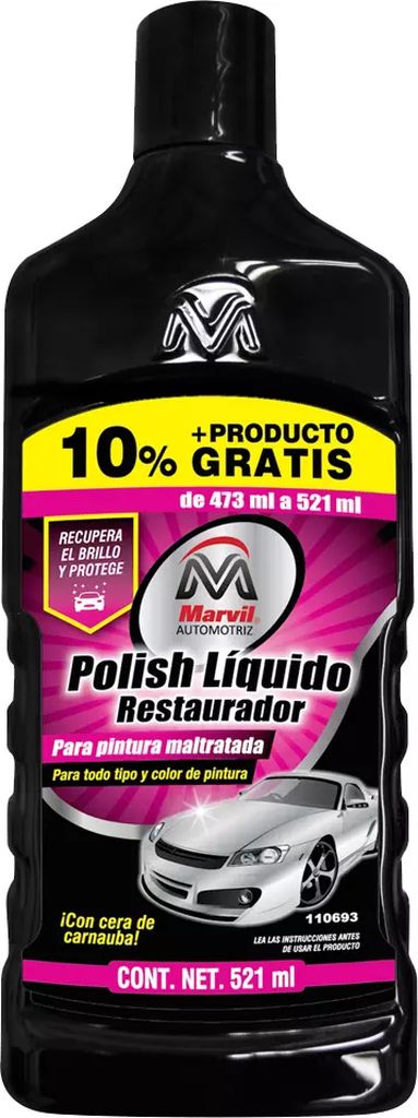RESTAURADOR AUTOMOTRIZ LIQUIDO (POLISH) (473 ML), MARVIL