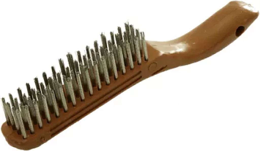 CEPILLO DE ALAMBRE 1"X0.014" 4X16 HILERAS ACERO INOXIDABLE, PERFECT