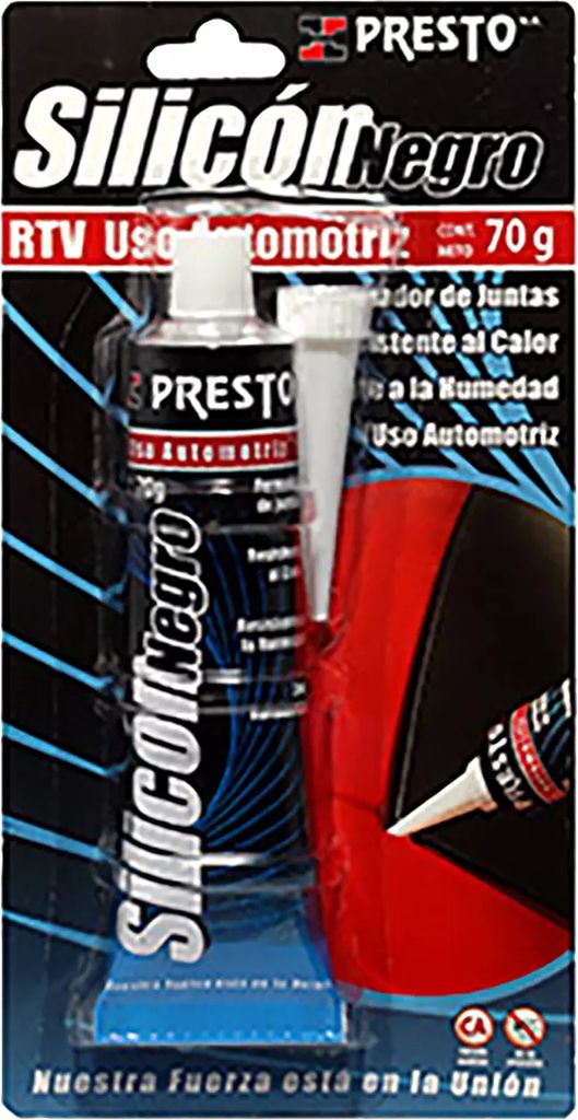 SILICON USO GENERAL NEGRO 70GR, PRESTO