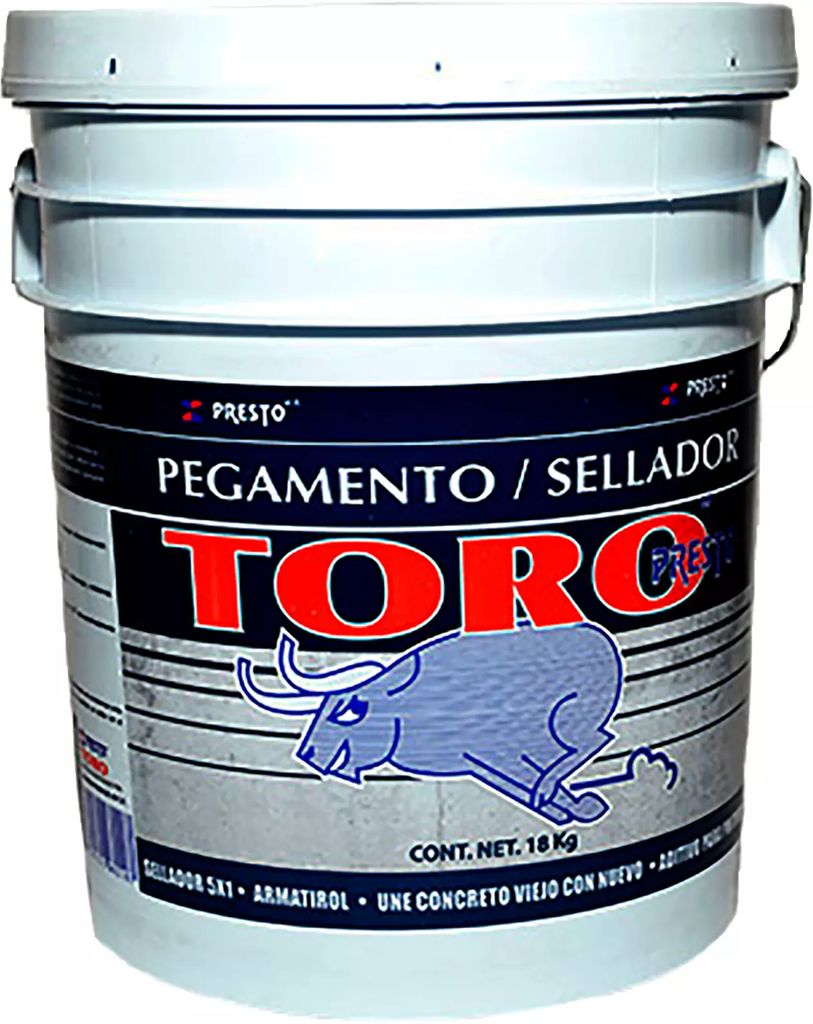 ADHESIVO Y SELLADOR BLANCO MULTIUSOS 18 KG TORO, PRESTO