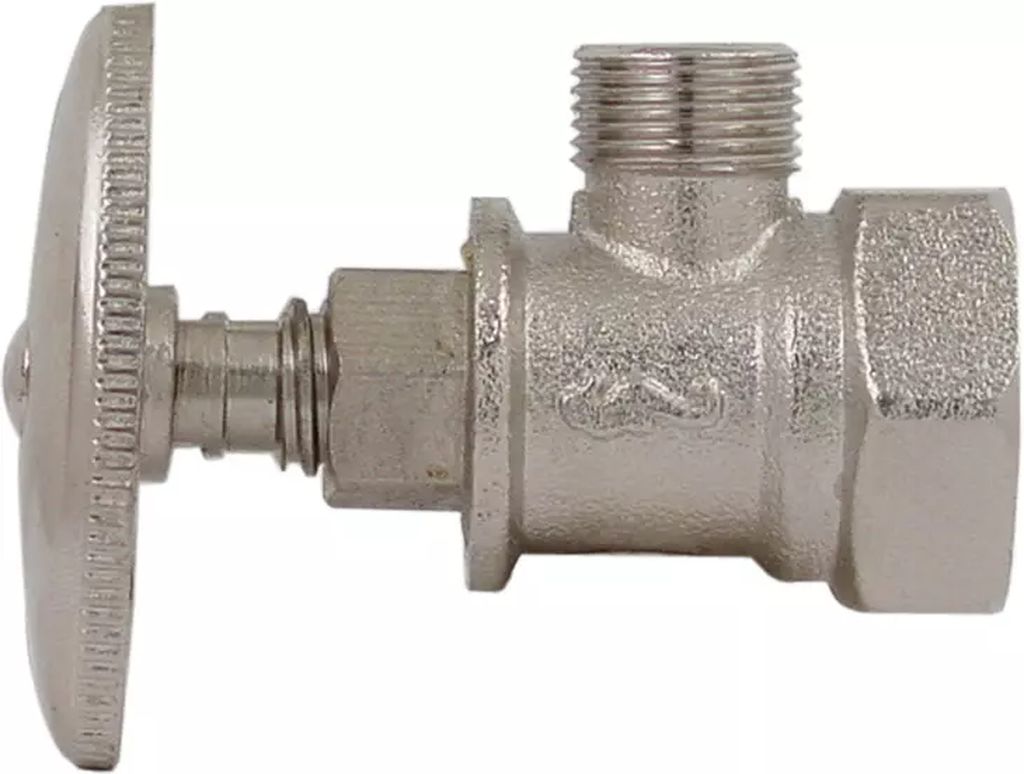 LLAVE ANGULAR PARA CONTROL DE AGUA 1/4 DE VUELTA SATINADA, RUGO
